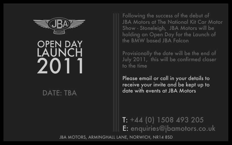 jba motors open day